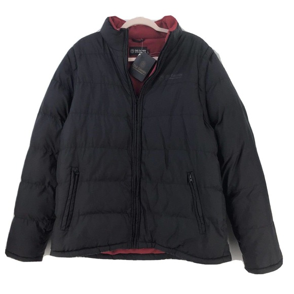 Columbia Other - Columbia Club Colombia Fleece Nylon Jacket Unisex Size Large Black New NWT